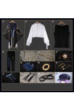 2XXT Cosplay Vtuber Hoshirube Sho Appraiser Outfit Cosplay Costume
